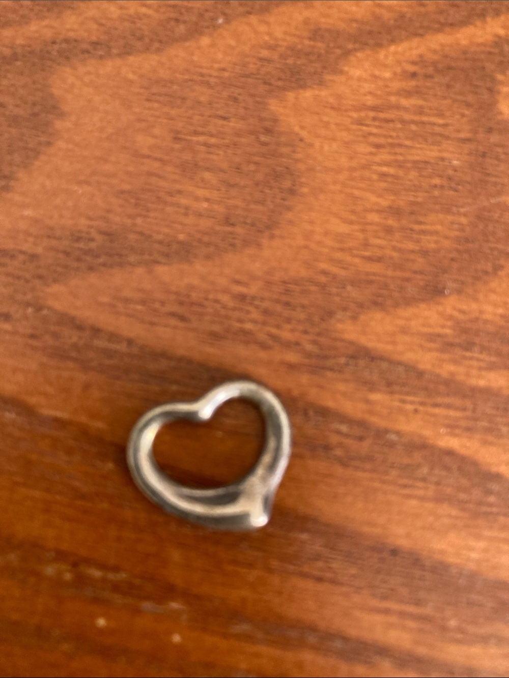 Tiffany & Co. Silver Heart Charm Pendant